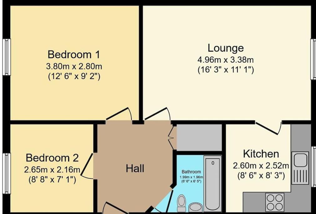 Lovely 2-bed Flat In
